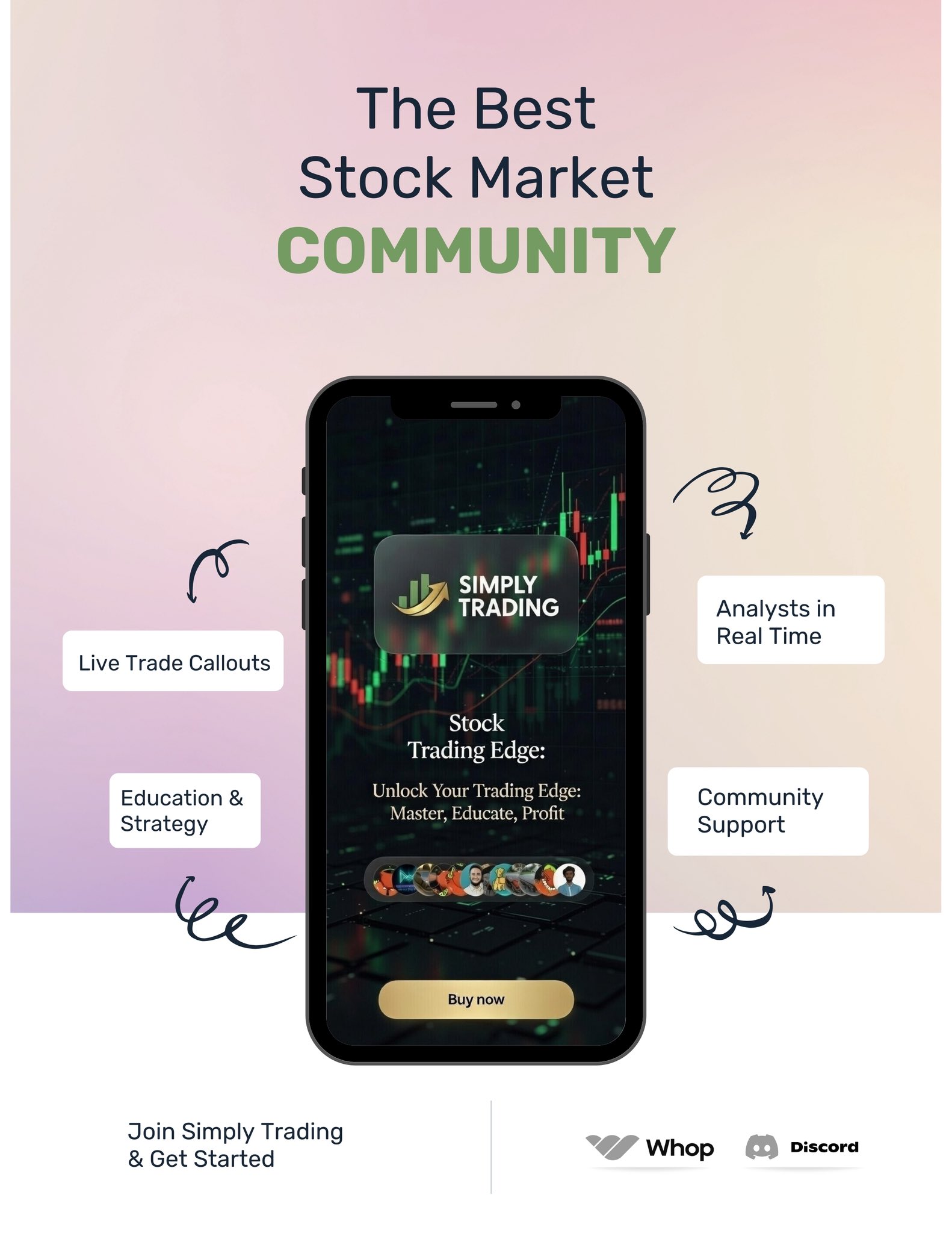 Simply Trading mobile promotion graphic